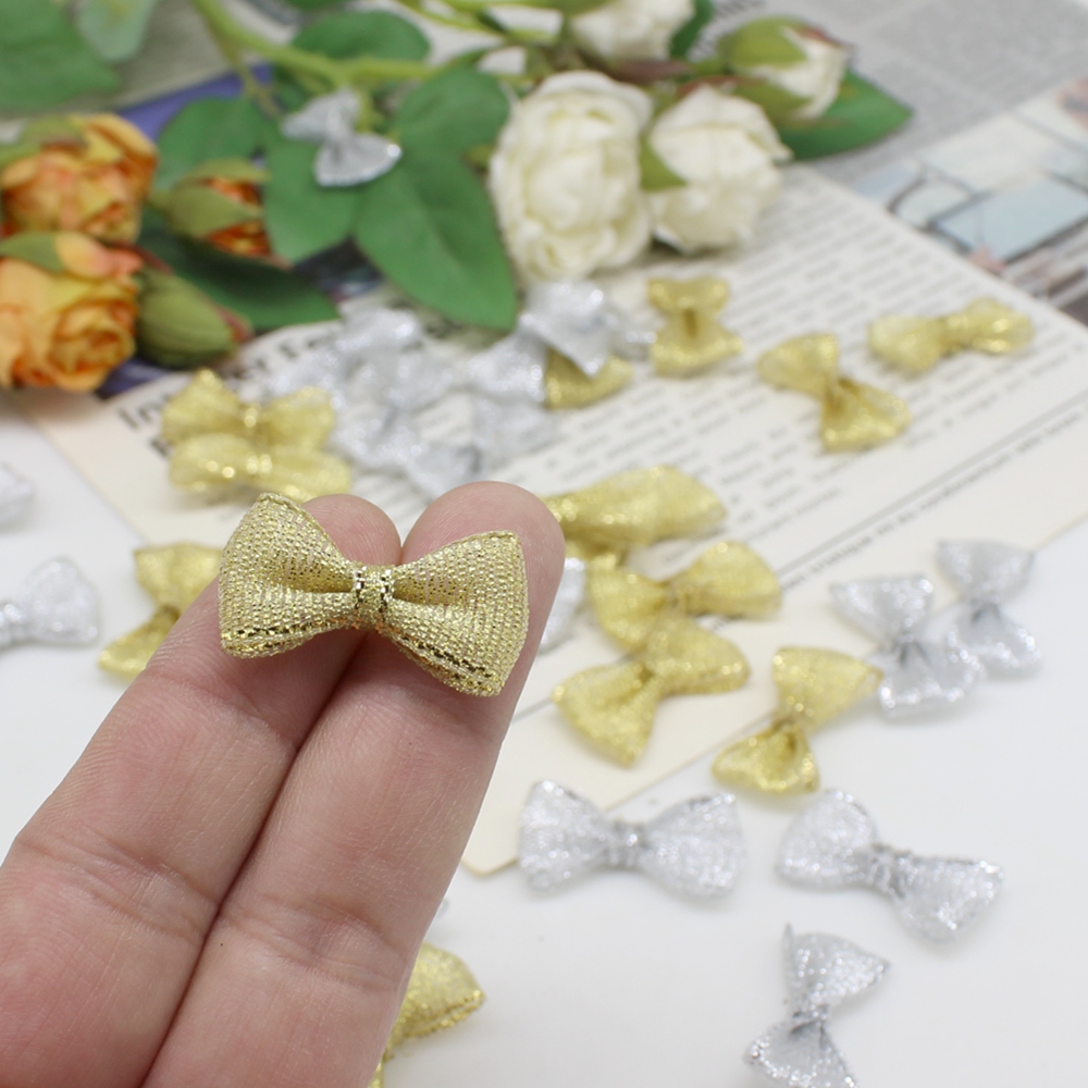 Embellish Craft - 50/100 Pezzi Fiocchi in Nastro Fatti