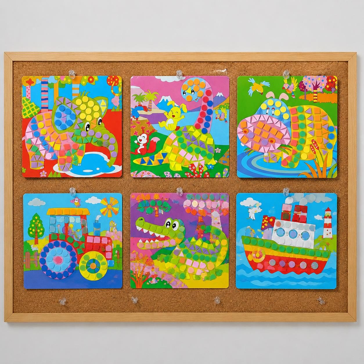 Embellishments For Scrapbooking - Fogli di mosaico in schiuma 3D