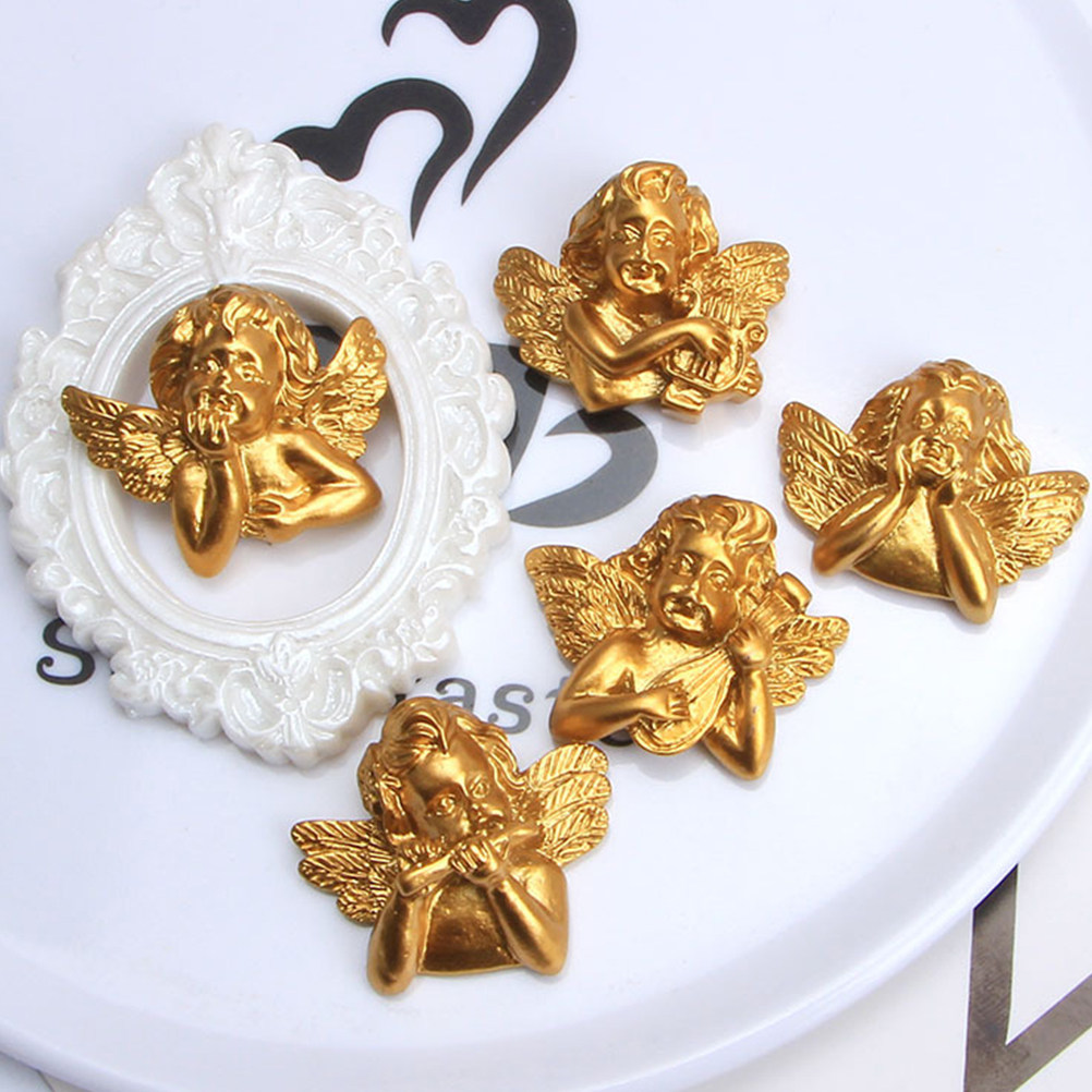 Embellish Craft - 15 Pezzi Accessori Angelo in Resina,