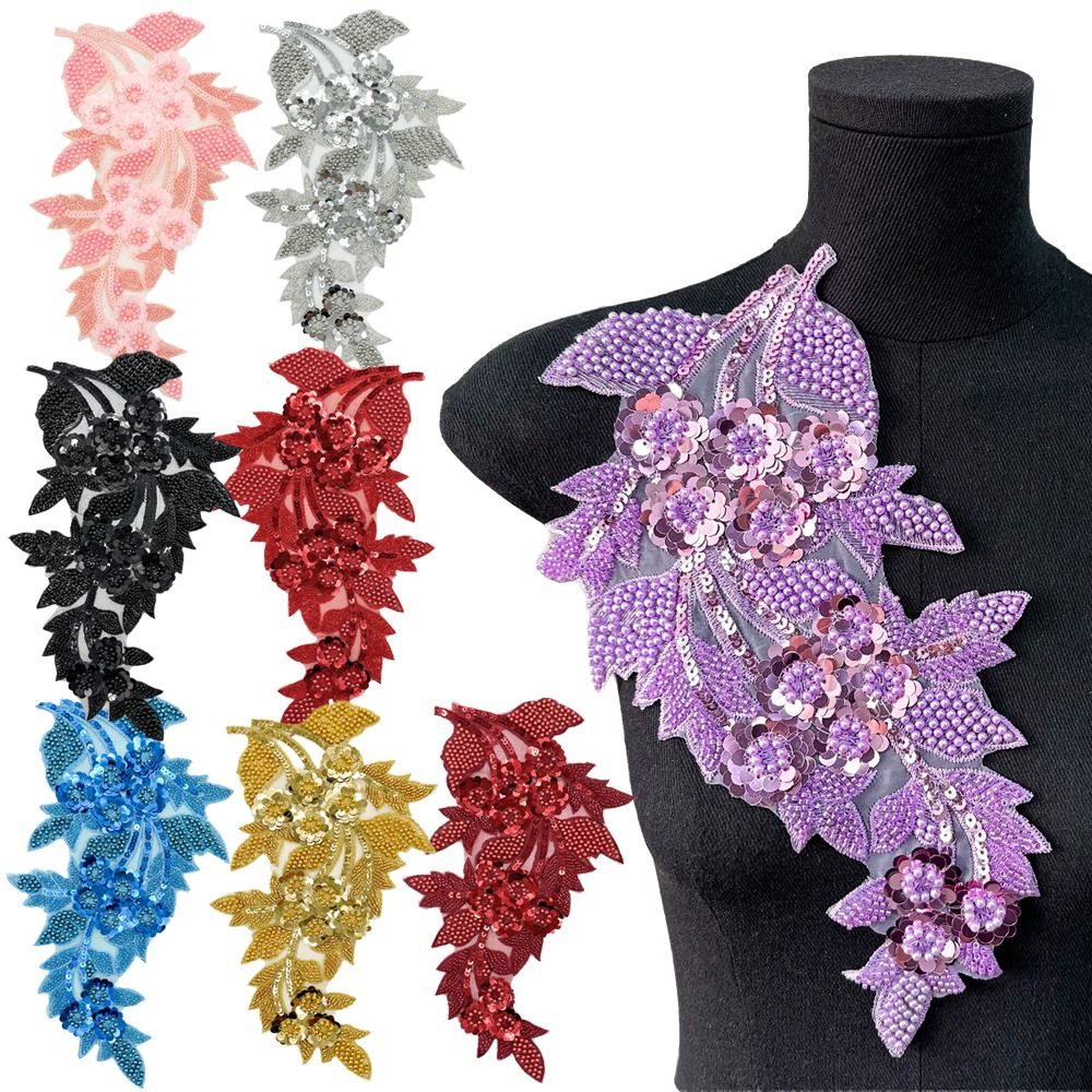 Applique Patch Flower - Applicazioni di Moda con Fiori 3D