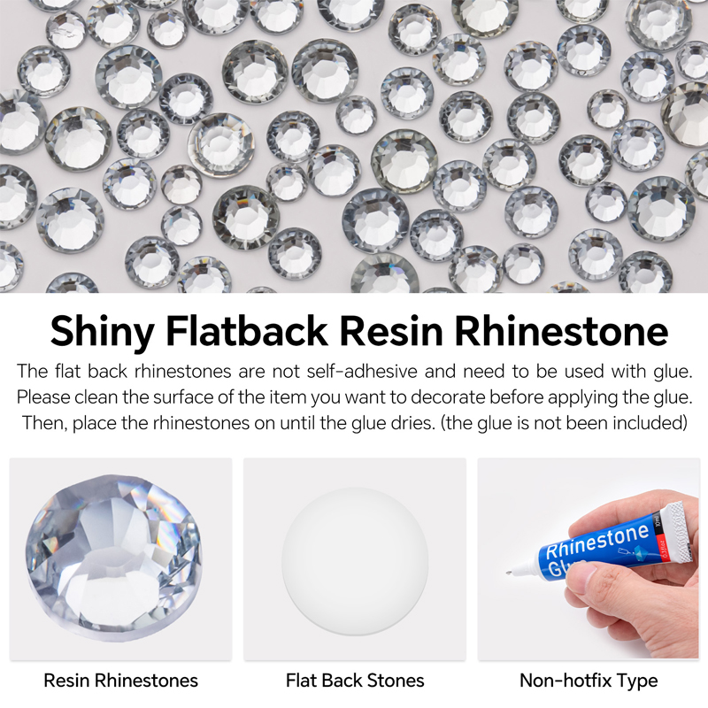 Trasparente 2-5mm Pacchetto al - Hotfix Rhinestone Sheet recensione e prezzo