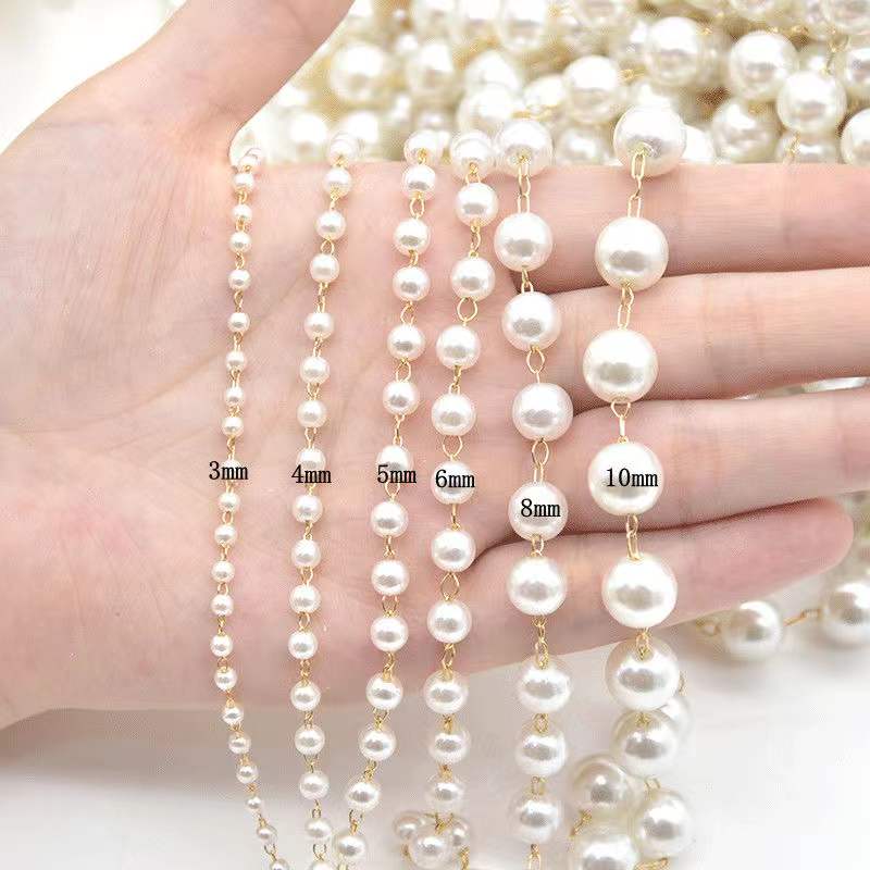 Catena di perline da 1 metro C - Pearl Trim Chain recensione e prezzo