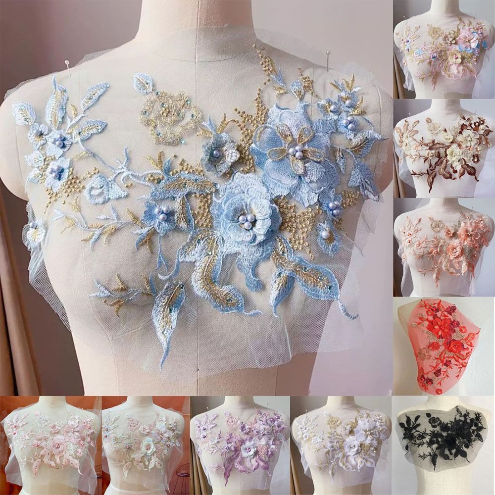 Fiori 3D Tessuti di pizzo con  - Embellishments For Scrapbooking recensione e prezzo
