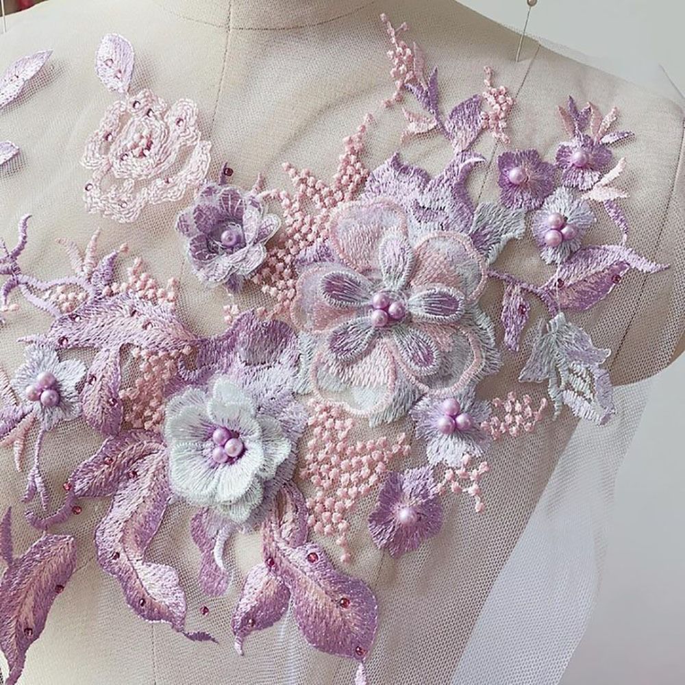 Fiori 3D Tessuti di pizzo con  - Embellishments For Scrapbooking recensione e prezzo