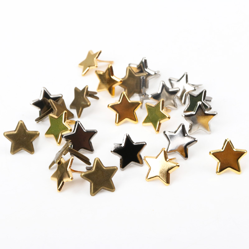 50 pz Misto Metallo Star Brad  - Embellishments For Scrapbooking recensione e prezzo
