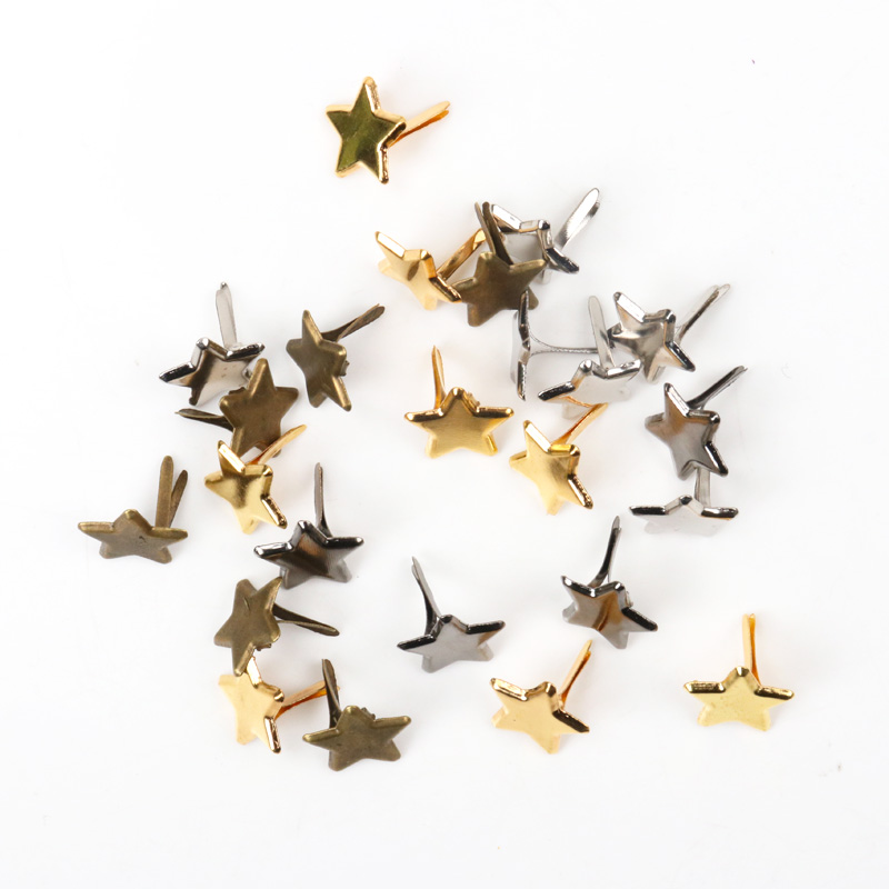 50 pz Misto Metallo Star Brad  - Embellishments For Scrapbooking recensione e prezzo