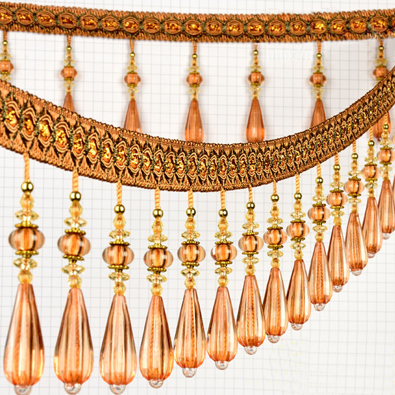 1M Ciondolo in cristallo Nappa - Beaded Trim Fringe recensione e prezzo