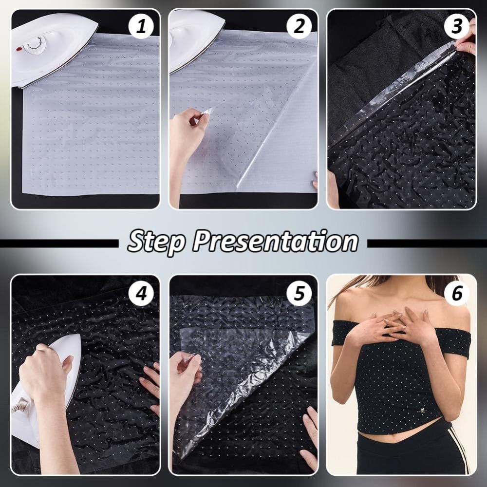 6 Fogli di Strass Termoadesivi - Hotfix Rhinestone Sheet recensione e prezzo