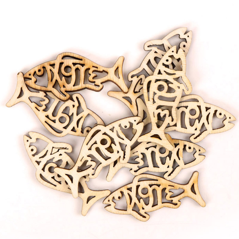 Legno carino a forma di pesce  - Embellish Craft recensione e prezzo