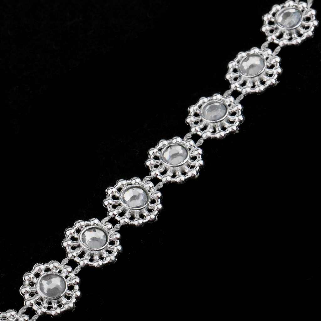 9.1 metri di Diamante D'argent - Beaded Trim Fringe recensione e prezzo