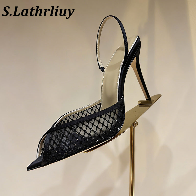 Sandali da Donna con Strass Lu - Crystal Mesh Fabric recensione e prezzo