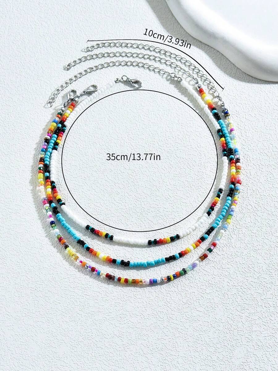 Collana con perline colorate e - Pearl Trim Chain recensione e prezzo