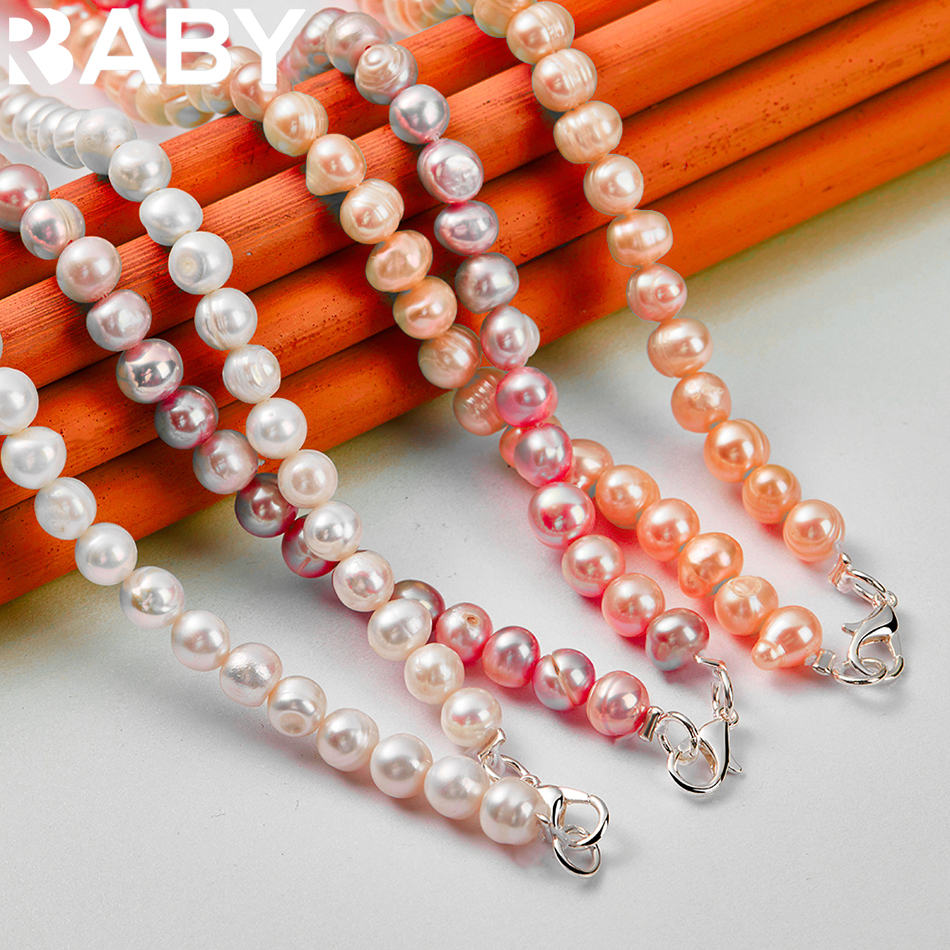 URBABY Argento sterling 925 40 - Pearl Trim Chain recensione e prezzo