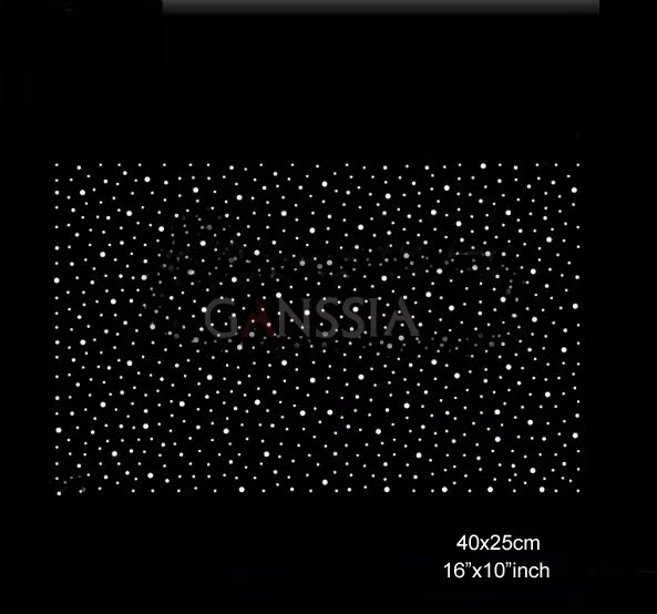 4 pz/lotto (40x25 cm) Stelle A - Hotfix Rhinestone Sheet recensione e prezzo